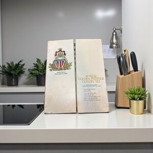 Vintage Regent Sheffield 19 + 6 Pcs Golden Prestige Cutlery Set